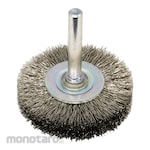 Takashima Sangyo Mounted Wheel Brush with Shaft (Mata Bor Sikat Kawat)
