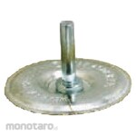 Wipro Mounted Wheel Brush Round Wire with Handle (Mata Bor Sikat Kawat)