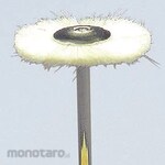 YANASE Mounted Wheel Brush Precision White Hair Soft (Mata Bor Sikat)