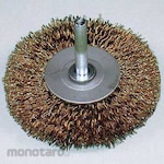 YANASE Mounted Wheel Brush Steel Wire Plating (Mata Bor Sikat Kawat)