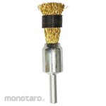 YANASE Steel wire plated shaft end brush