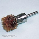 YANASE Thistle Brush Steel Wire Plating with Shaft (Mata Bor Sikat Kawat)