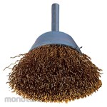York Mounted Cup Brush Brass Coated (Mata Bor Sikat Kawat)