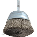 York Mounted Cup Brush Stainless Steel Wire (Mata Bor Sikat Kawat)