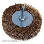 York Mounted Wheel Brush Brass Coated 30SWG (Mata Bor Sikat Kawat)