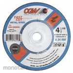 CGW ABRASIVES Depressed Center Wheel