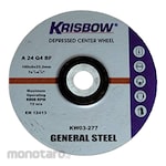 KRISBOW Depressed Center Grinding Wheel (Batu Gerinda Poles)