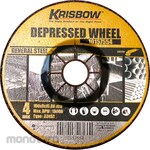KRISBOW Depressed Center Grinding Wheel General Steel (Batu Gerinda Poles)