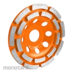 WOKIN Double Row Segmented Turbo Cup Grinding Wheel