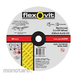 FlexOvit Cutting Wheel Depressed Center Inox Iron Free (Batu Gerinda Potong)