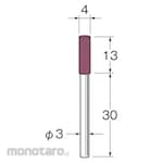 Leutor Reuter Ceramic Rubber Grindstone with Shaft