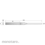 MINITOR Minimo Electrodeposited Diamond File # 270