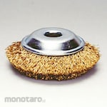 SUN POWER (Sun Power/Taiyo Shokai) Bevel Brush Yellow Stranded Steel Wire Plated Wire (Sikat Bevel)