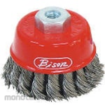 KURODA BRUSH Bison Wire Cup Brush Twisted (Sikat Mangkok Kepang)