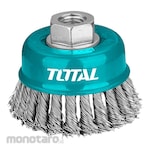 TOTAL Wire Cup Brush (Sikat Mangkok Kepang)