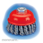 Union Cup Brush Stainless Steel Wire Knotted (KCS) (Sikat Mangkok Kepang)