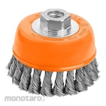 WOKIN Wire Cup Brush Twisted with Nut (Sikat Mangkok Kepang)