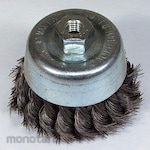 YANASE Cup Brush Stainless Steel Wire ED Type Twisted (Sikat Mangkok Kepang)