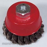 YANASE Cup Brush Steel Wire ED Type Twisted (Sikat Mangkok Kepang)