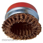 York Threaded 30SWG Arbor Cup Brass Coated Brush