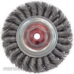 Burrtec Weiler Power Wheel Brush High-Speed Rotating (Sikat Kawat Piring)