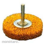 KINIK Wheel Brush With Shank Coated Steel Wire