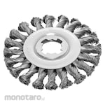 LESSMANN X-LOCK knot wheel brush Φ115 high tensile steel wire wire diameter 0.5