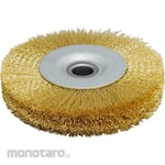 SUN POWER (Sun Power/Taiyo Shokai) Wheel Brush Brass Coated (Sikat Kawat Piring)