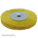 SUN POWER Wheel Brush Brass Coated (Sikat Kawat Piring)