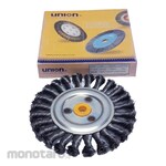 Union Wire Wheel Brush Twisted (Sikat Kawat Piring)