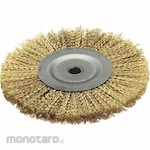 Uzushio (NSK) Wheel Brush Steel Wire Gold (Sikat Kawat Piring)