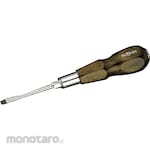 nepros Wood Handle Go-through Screwdriver