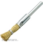 SUN POWER (Sun Power/Taiyo Shokai) End Brush Cylinder Type Crimped Wire with Brass Shaft (Sikat Tangkai End Brush)