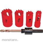 Kennedy Tradesman Holesaw Kit In Plastic Tube