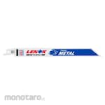 LENOX Reciprocating Saw Blade, Bimetal, Metal Cutting
