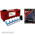 BICTOOL SMK-13 Drill Sharpener Campaign Special Set: Includes Moonlight Drill Hex Shank Drills (6SGK10P) - 10-Piece Set
