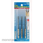ESCO Concrete drill (hexagonal shaft) 3-piece set EA811AX series