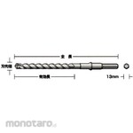 UNIKA Concrete drill Hex shaft bit HEX type long