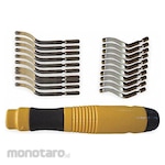 WESTWARD Replaceable-Blade Hand Deburring Tool