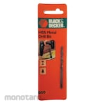 BLACK+DECKER Straight Shank Drill HSS Black (Mata Bor Lurus)