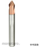 Mitsubishi Materials Straight Shank DLE Leading Solid Carbide Drill for Centering and Chamfering, External Oil Supply Type, 145°, 10mm, DP1020 (Mata Bor Lurus)