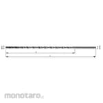 Moldino (Mitsubishi Hitachi Tool) Straight Shank Drill Carbide OH Non-Step Borer 30D Type (Mata Bor Lurus)