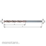 Moldino (Mitsubishi Hitachi Tool) Straight Shank Drill Carbide OH Non-Step Borer 8D Type (Mata Bor Lurus)