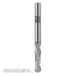 NUI Straight Shank Twist Drill Solid Carbide STUB Series