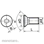 Sumitomo Electric Flat Head Screw