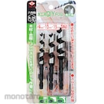 DIA-T Dia Tea 3PC Woodworking DIY Drill 9mm 12mm 15mm 1 x 3 Pieces
