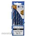 ESCO 5 piece woodworking drill set