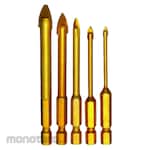 Solid Tool Glass Drill Bit Spear Set (Mata Bor Kaca)
