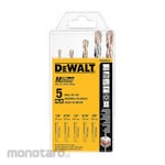 DEWALT Set Mata Bor Gagang Bulat (Drill Bit Set)