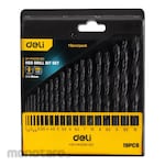 Deli Set Mata Bor Lurus HSS (Drill Bit Set)